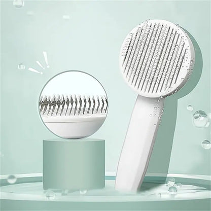 Pet Grooming Brush: Removes Hair and Cleans for Cats