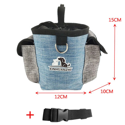 Portable Dog Training Bag with Detachable Snack Container