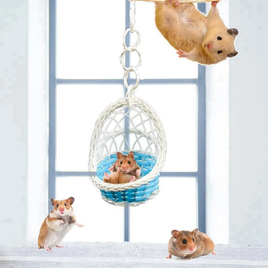 Woven Hamster Nest Bed Large Bird Swing Toy