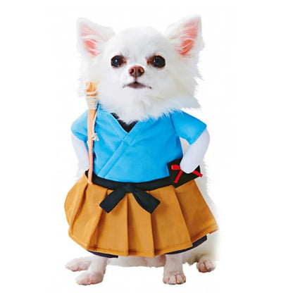 Funny Pet Dog and Cat Cosplay Costume for Halloween or Christmas