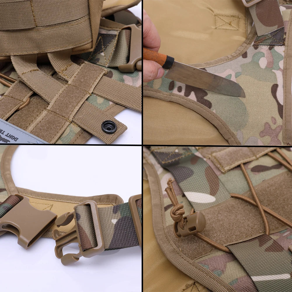 Tactical Dog Harness & Leash Set