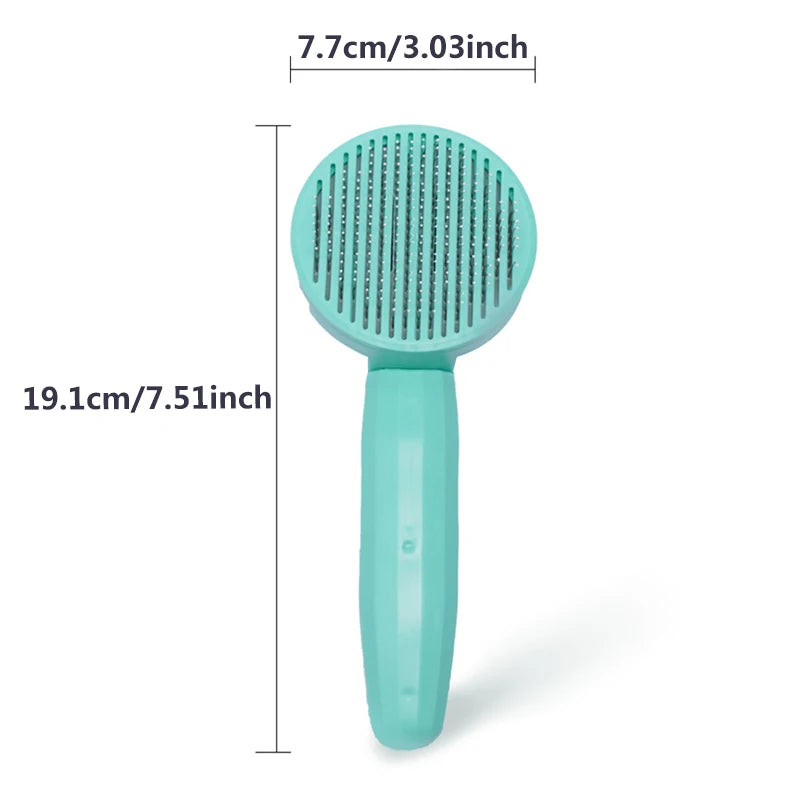 Pet Grooming Brush: Removes Hair and Cleans for Cats