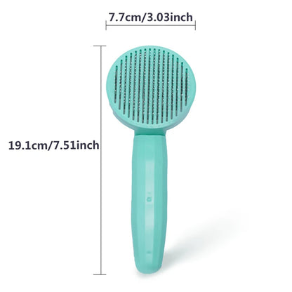 Pet Grooming Brush: Removes Hair and Cleans for Cats