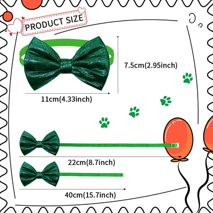 20 Pcs Dog Bow Tie  Handmade Dog Supplies Dog Bows Collar.