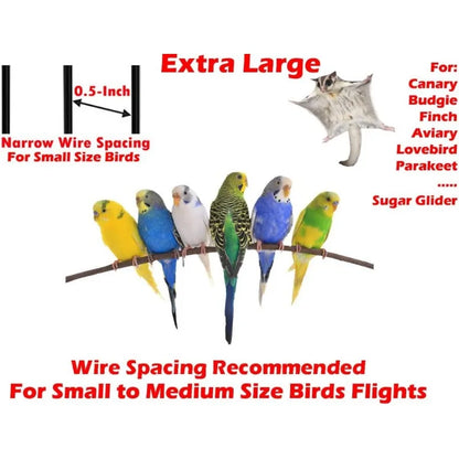 70" Extra Large Bird Parrot Flight Cage