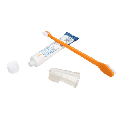 Pet Healthy Edible Toothpaste with Toothbrush