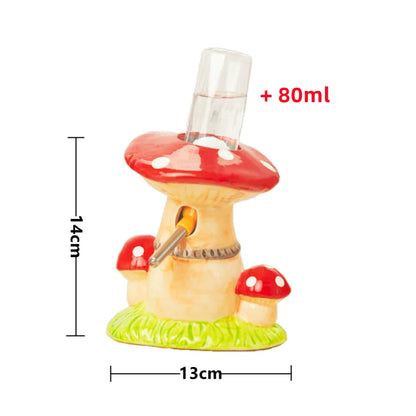 Cute Mushroom House Pet Items Hamster Cage Small Pet Bowl For Rabbit Ferret Chinchilla Pet Products Pet Water Fountain