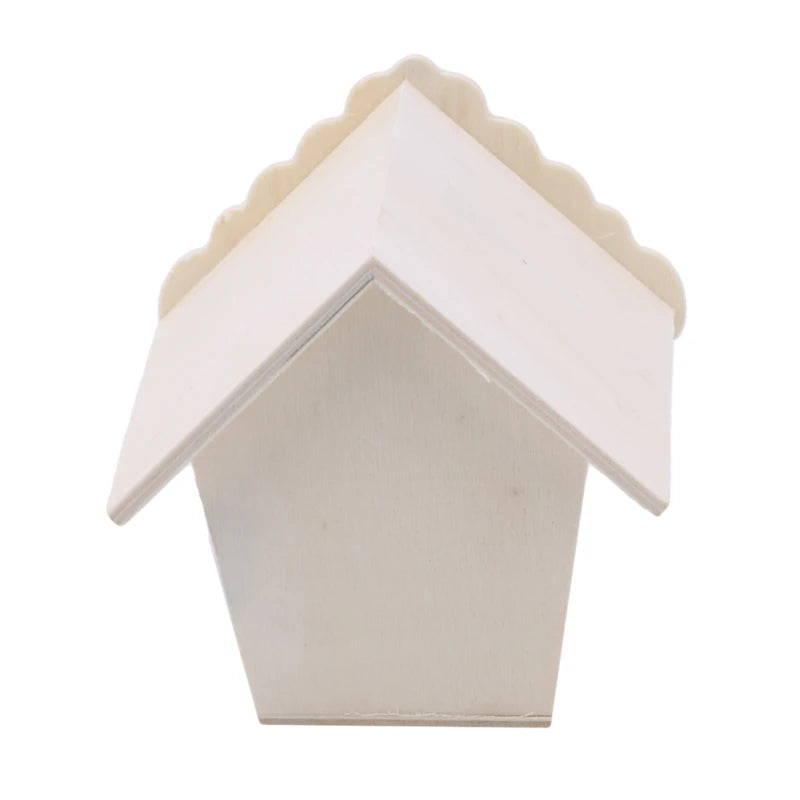 Wooden Mini Bird Cage Outdoor Hanging Birdhouse Box