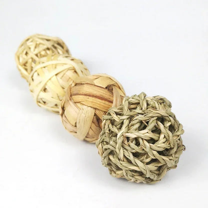 10 Styles 7CM Chewing Braided Ball For Rabbit