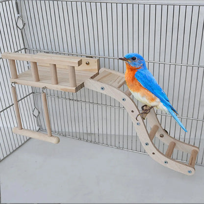 Wooden Bird Perches Bird Chewing Toy