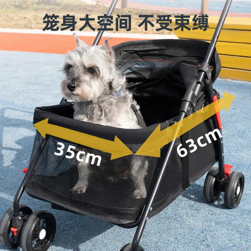 W02-C Pet Cat / Dog Cart Lightweight and Foldable!