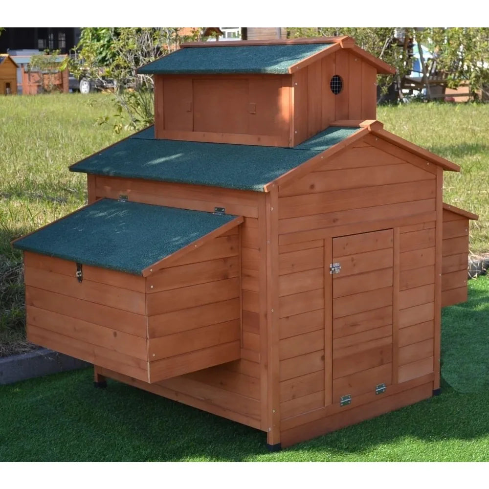 Deluxe Chicken Coop, Backyard Chicken Coop, Poultry Cage