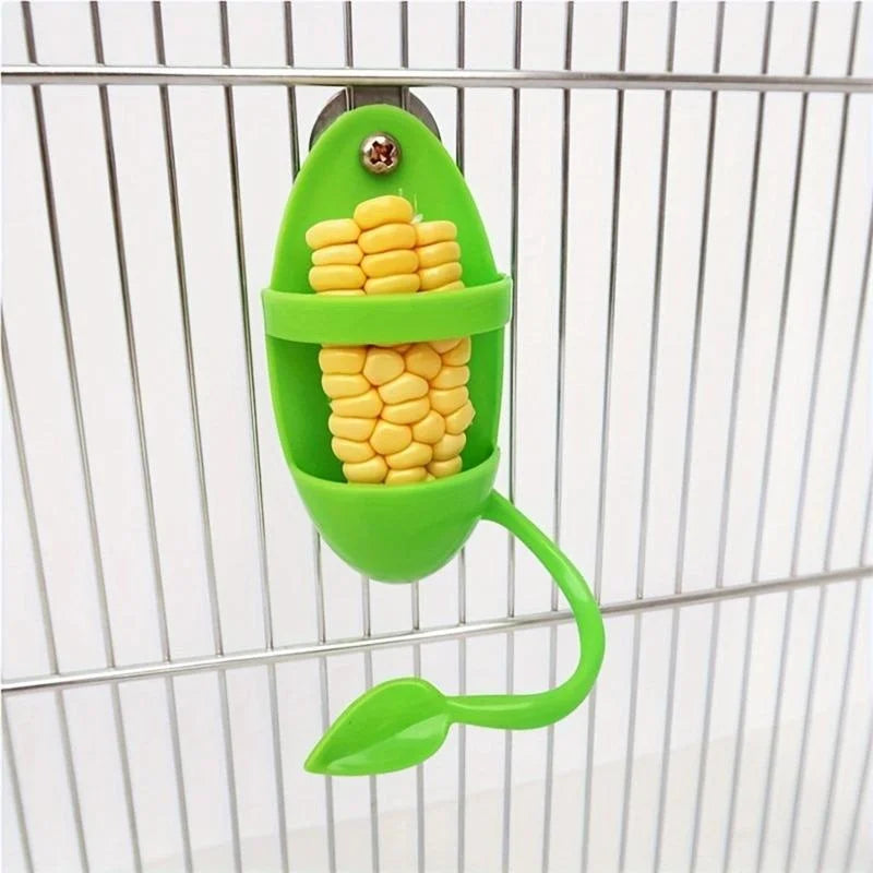 1pcs Bird Cuttlebone Holder Bird Cage Feeding Holder