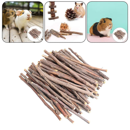 Rabbit Chew Toys Natural Wood Teeth Grinding Toys Pet Snacks Molar Toys