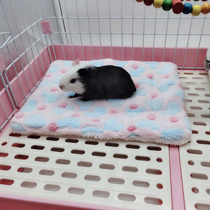 Guinea Pig Hamster Warm Mats Bed Hamster Sleep Pad Squirrel Hedgehog Soft Cushion