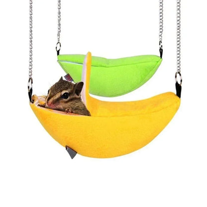 Hamster cotton nest banana Shape House Hammock Bunk Bed