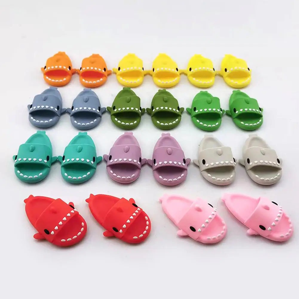 2X Hamster Costume Shoes Cute Shark Slippers