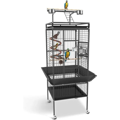 61'' Bird Cage Cages of Birds Accessories Bird Flight Cages