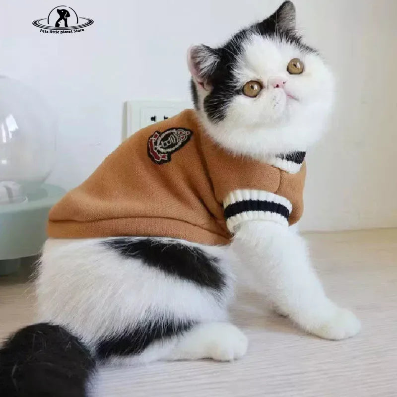 Cat and Dog Sweater Pullover Winter Pet Clothes