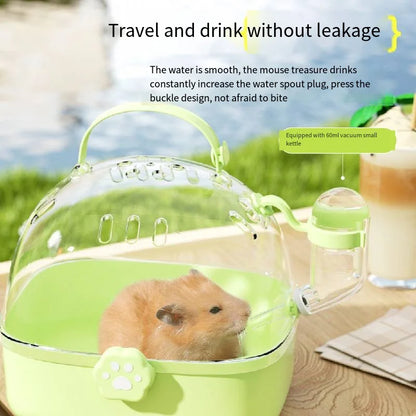 Hamster Outdoor Carrier Portable Cage