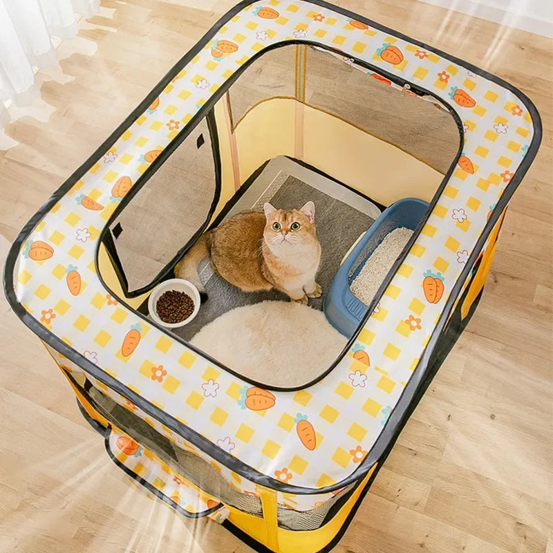 Kitten Lounger Cushion Cat House Sweet Cat Bed Basket Cozy Folding Tent