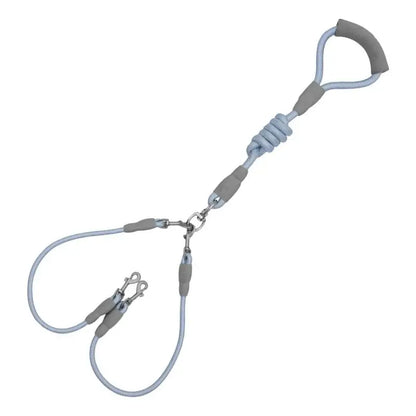 Double-Headed 360 Degree Rotatable Dog Walking Rope Leash