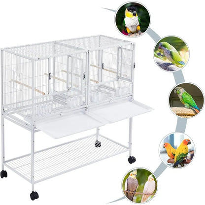 Stackable Divided Breeder Breeding Parakeet Bird Cage