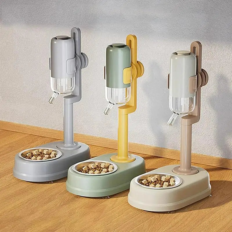 Pet Feeder and Automatic Water Dispenser