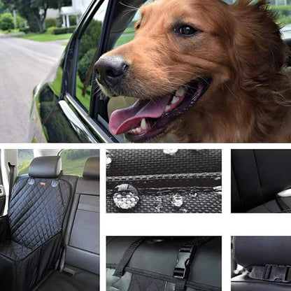 Pet Dog Car Seat Cover 2 in 1 Dog Car Protector Transporter