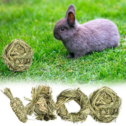 Grass Ball Grass Ring Pet Teeth Grinding Rabbit Chew Toy