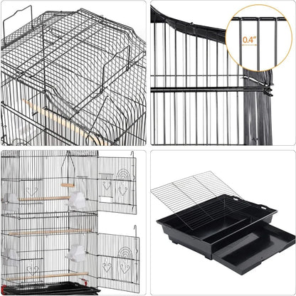 41-inch Open Top Medium Bird Cages