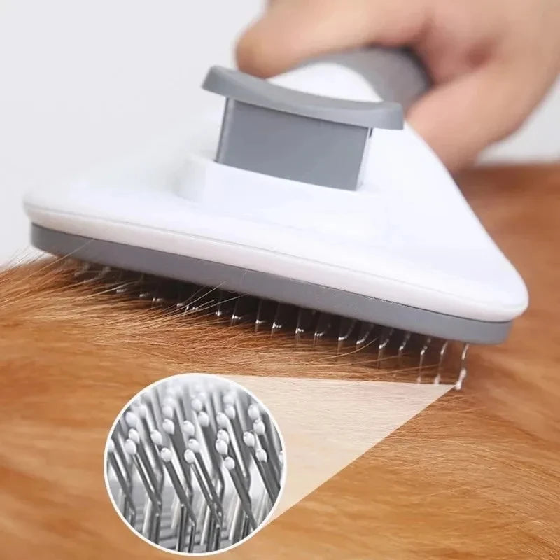 Brush Cat Comb Self Cleaning Pet Hair Remover Brush For Dogs