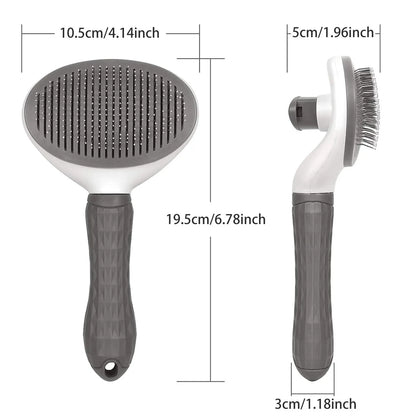 Brush Cat Comb Self Cleaning Pet Hair Remover Brush For Dogs