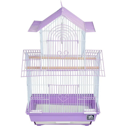 SP1720-4 Shanghai Parakeet Cage, Green and White