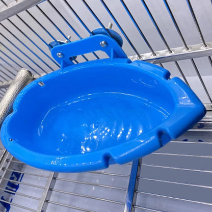 Bird Birdbath Tub Parrot Bath Supplies Bath Room Feeder