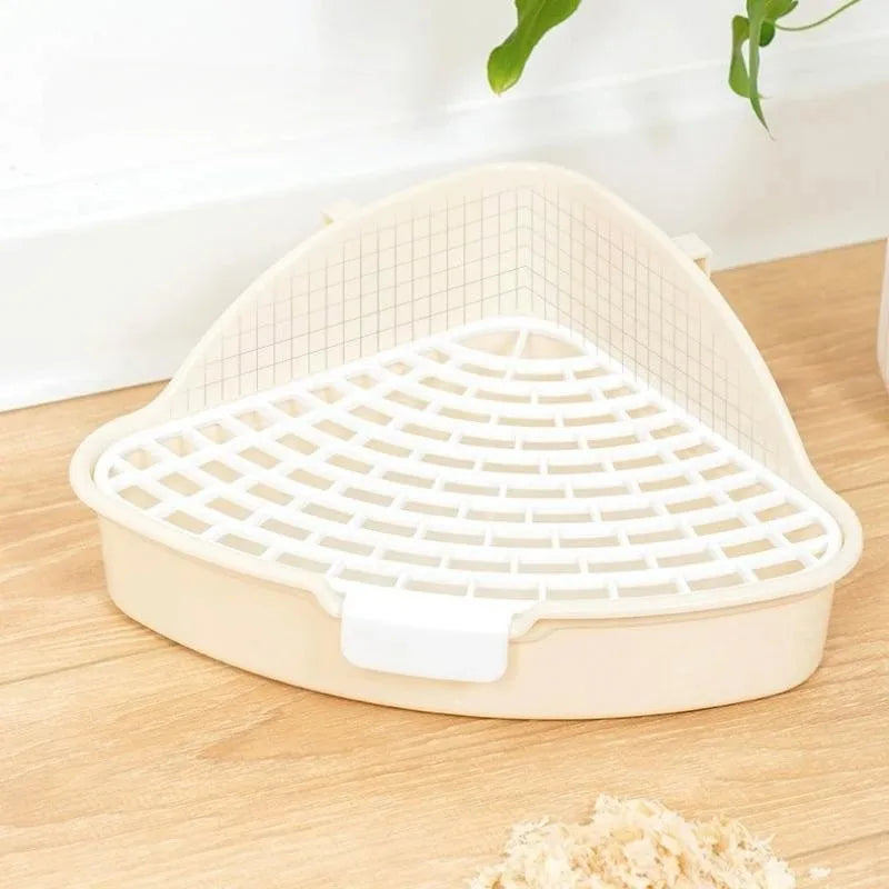 Rabbit Litter Tray Toilet Animal Potty Trainer