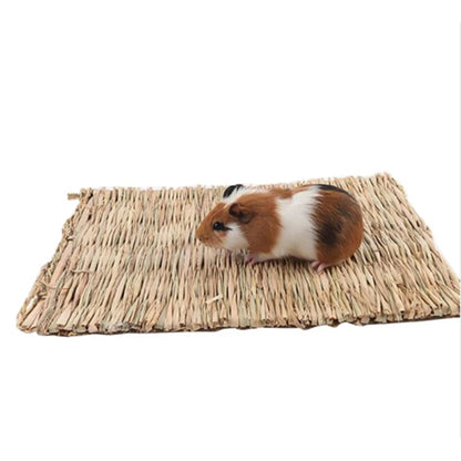 Rabbit Grass Chew Mat Small Animal Natural Soft Grass House