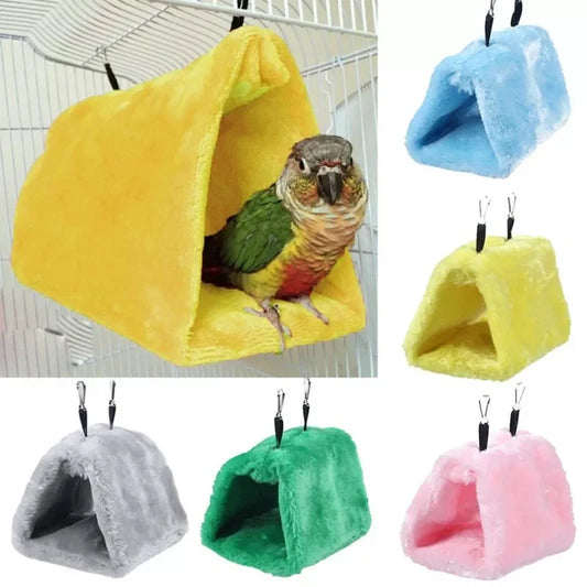 Warm Bird Parrot Cages Pet Bird Hammock Hanging Tent Bed for Bird