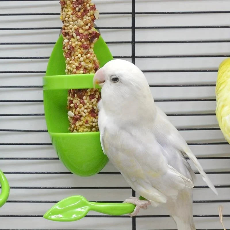 1pcs Bird Cuttlebone Holder Bird Cage Feeding Holder