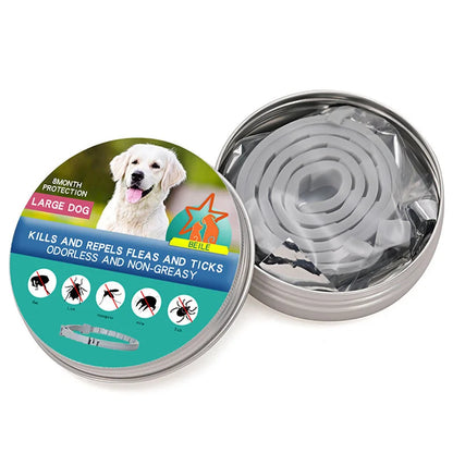 Dog Anti Flea And Ticks Cats Collar Pet 8Month Protection Retractable Pet Collars