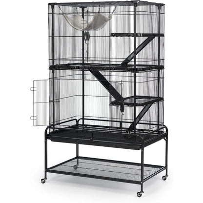 Deluxe Critter Cage 484B for Parrot Accessories for Cages Black Love Bird Toys Cages