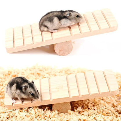 Hamster Pine Toys, Small Wooden Ladder, Little Keg, Colorful Ladder Small Pet Accessories