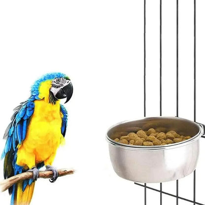 Rabbit Pet Food Dish Stainless Steel Clamp