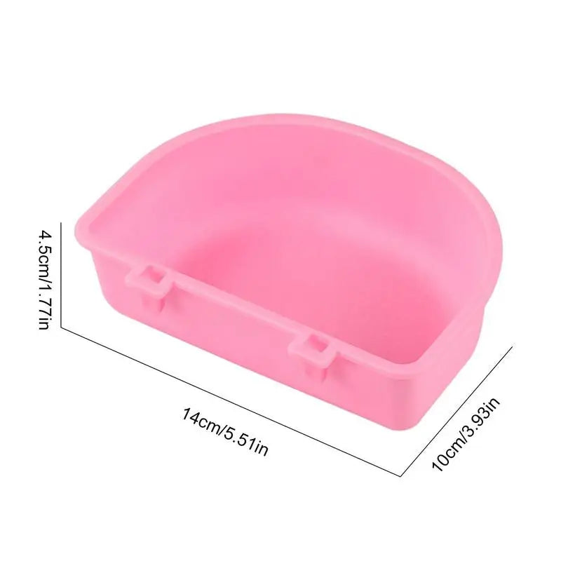 Small Pet Food Feeder Bowl Cage Hook Up Hanging Bowl Water Drinking Device Dog Cats Feeding Cup Rabbit Feede