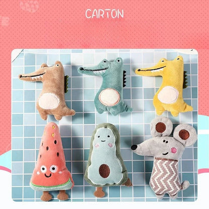 Cartoon Cute Bite Resistant Plush Toy Pet Chew Toy