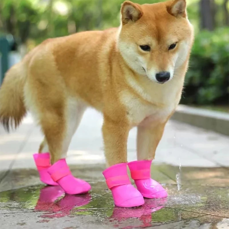 Pet WaterProof Rainshoe Anti-slip Rubber Boot