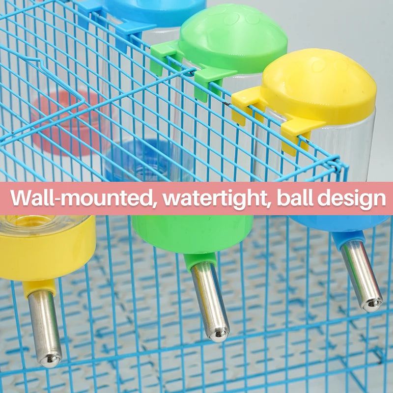 Pet Hamster Drinker Water Bottle Rabbit Hamster Automatic Feeding Device for Small Animals Supplies Pet Drinking Bottles