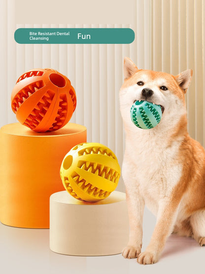 Rubber Tooth Cleaning Balls, Bold, Exciting Colors!