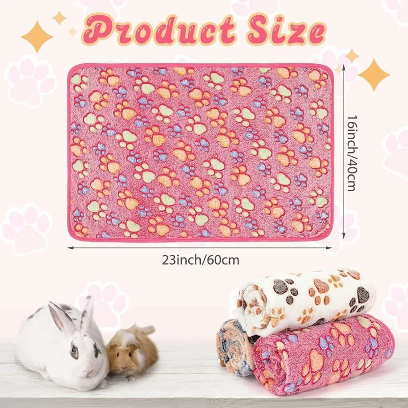 Soft Sleep Mat for Hamster Pet Pee Pad Puppy Kitten Blanket Bed Mat Guinea Pig Plush Mat Bed