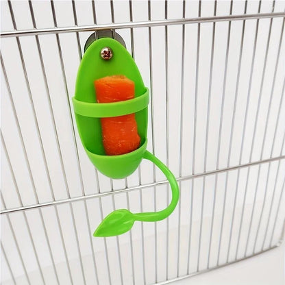 1pcs Bird Cuttlebone Holder Bird Cage Feeding Holder